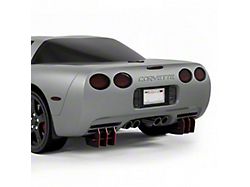 Centa VR2 Rear Diffuser; Forged Carbon Fiber Vinyl (97-04 Corvette C5)