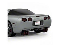 Centa VR2 Rear Diffuser; Gloss Carbon Fiber Vinyl (97-04 Corvette C5)