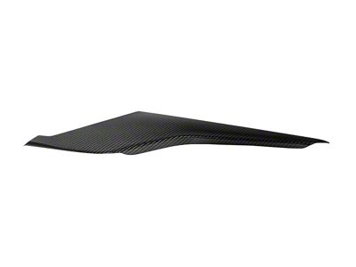 Center Console Side Upper Trim Vent Cover; Carbon Fiber (20-25 Corvette C8)