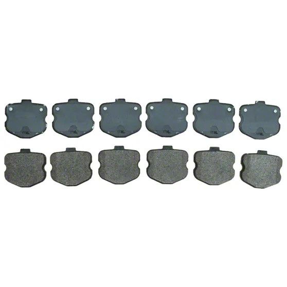 Corvette Ceramic Brake Pads; Front Pair (0608 Corvette C6 Z06) Free