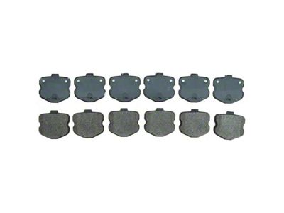 Ceramic Brake Pads; Front Pair (06-08 Corvette C6 Z06)