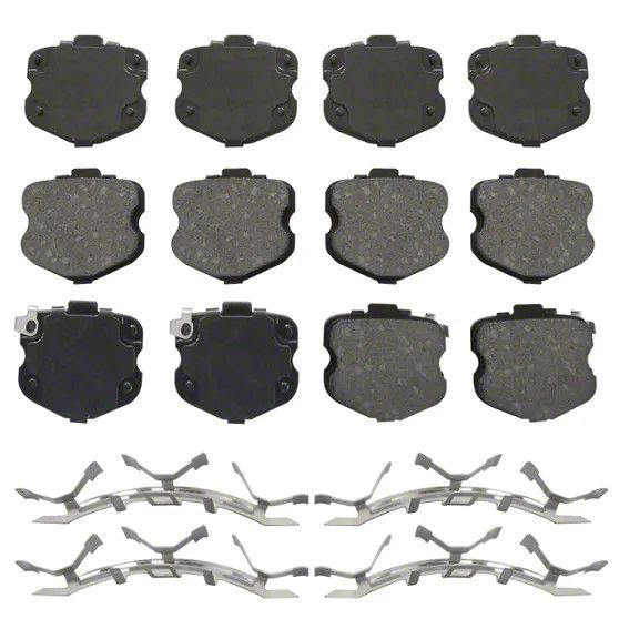 Corvette Ceramic Brake Pads; Front Pair (0613 Corvette C6 427, Grand