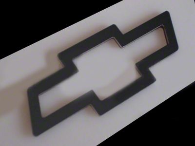 Chevrolet Bowtie Emblem; Oynx Steel (Universal; Some Adaptation May Be Required)