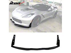 Chin Spoiler Lip Splitter; Unpainted (14-19 Corvette C7 Stingray)