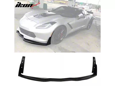 Chin Spoiler Lip Splitter; Unpainted (14-19 Corvette C7 Stingray)