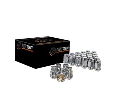Chrome Acorn Lug Nuts; M12x1.5; Set of 20 (20-25 Corvette C8)