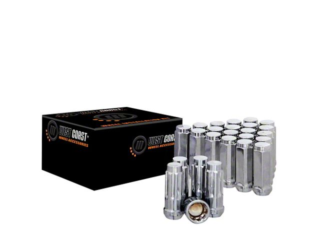 C8 Corvette Black Acorn Lug Nuts - Complete Set Of 20 For 2020-2023 Corvettes