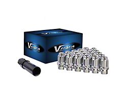 Chrome Acorn Spline ET Lug Nuts for Aftermarket Wheels; M12x1.5; Set of 24 (97-19 Corvette C5, C6 & C7)