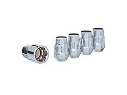 Chrome Acorn Wheel Locks for Aftermarket Wheels; M12x1.5; Set of 5 (97-19 Corvette C5, C6 & C7)