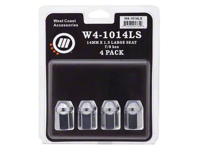 Chrome OE Style Acorn Lug Nuts for OEM Wheels; M14x1.5; Set of 4 (20-26 Corvette C8)
