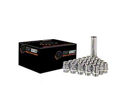 Chrome Open Acorn Spline ET Lug Nuts for Aftermarket Wheels; M12x1.5; Set of 20 (97-19 Corvette C5, C6 & C7)