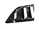 Classic Style Side Window Louvers; Gloss Black (14-19 Corvette C7 Coupe)