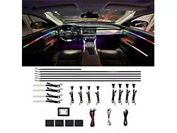 ColorTRAIL LED Interior Ambient RGBW Multicolor Ultra-Flow Series ColorSmart Vehicle Complete Kit; 18-Piece (Universal; Some Adaptation May Be Required)