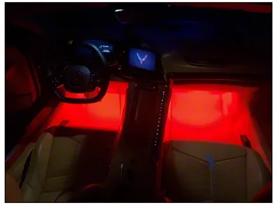 Complete Interior LED Lighting Kit; Yellow (20-24 Corvette C8)