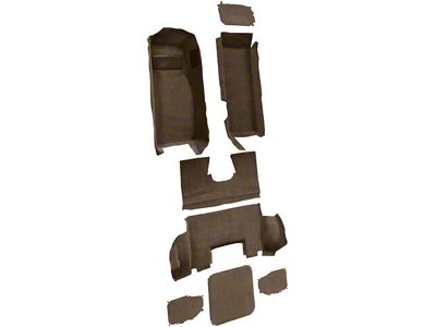 Complete Truvette Molded Carpet; Beige (97-04 Corvette C5 Coupe)