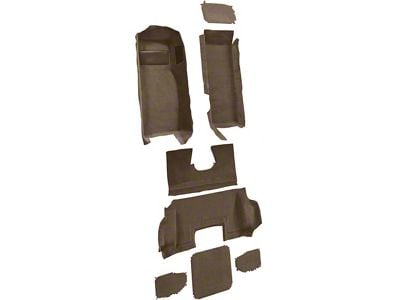 Complete Truvette Molded Carpet; Oak (98-00 Corvette C5)