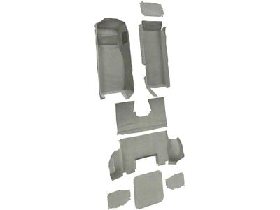 Complete Truvette Molded Carpet; Shale (97-04 Corvette C5 Coupe)