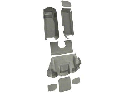 Complete Truvette Molded Carpet; Shale (01-04 Corvette C5)