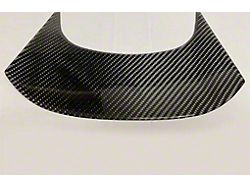 Console Rear Panel; Carbon Fiber (14-19 Corvette C7)