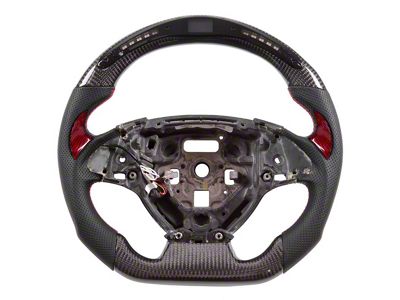 Custom Carbon Fiber Steering Wheel with LED Dash Display (14-19 Corvette C7)