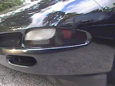 Cut Out Style Front Parking/Turn Signal Light Blackout Covers (97-04 Corvette C5)