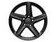 CV02C Replica Satin Black Wheel; Front Only; 18x8.5 (14-19 Corvette C7 Stingray)