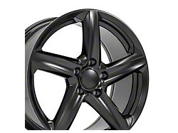 CV02C Satin Black Wheel; Rear Only; 19x10; 79mm Offset (05-13 Corvette C6 Base)