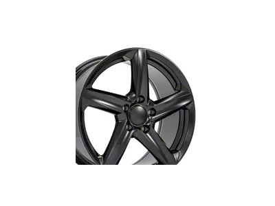 CV02C Satin Black Wheel; Rear Only; 19x10; 79mm Offset (14-19 Corvette C7 Stingray)