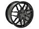 CV03C Gloss Black Wheel; Front Only; 18x8.5 (14-19 Corvette C7 Stingray w/o Z51 Package)