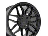 CV03C Gloss Black Wheel; Rear Only; 19x10; 79mm Offset (14-19 Corvette C7 Stingray w/o Z51 Package)