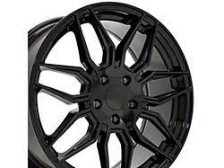 CV03D Gloss Black Wheel; Front Only; 19x8.5 (20-24 Corvette C8 Stingray)