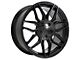 CV03D Satin Black Wheel; Front Only; 19x8.5 (20-24 Corvette C8 Stingray)