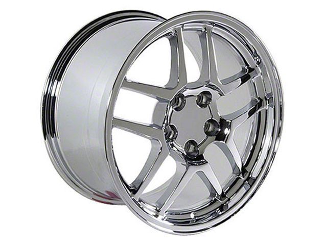 CV04 Chrome Wheel; Rear Only; 18x10.5 (97-04 Corvette C5)