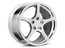 CV05 Chrome Wheel; 18x9.5; 65mm Offset (97-04 Corvette C5)