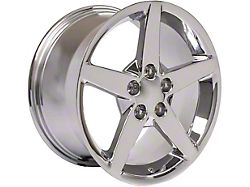 CV06 Chrome Wheel; Rear Only; 19x10; 68mm Offset (05-13 Corvette C6)