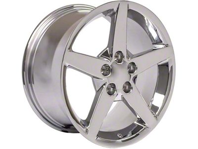 CV06 Chrome Wheel; Rear Only; 19x10 (05-13 Corvette C6)