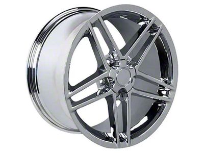 CV07B Chrome Wheel; Rear Only; 19x10; 65mm Offset (05-13 Corvette C6)
