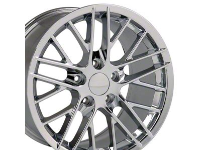 CV08A Chrome Wheel; Front Only; 17x9.5; 54mm Offset (97-04 Corvette C5)