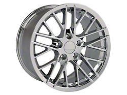 CV08B Chrome Wheel; Front Only; 18x8.5; 56mm Offset (05-13 Corvette C6)