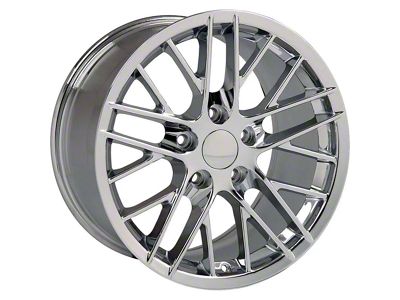 CV08B Chrome Wheel; Front Only; 18x8.5; 56mm Offset (05-13 Corvette C6)