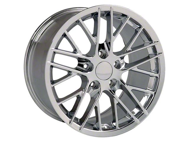 CV08B Chrome Wheel; Front Only; 18x8.5 (05-13 Corvette C6)