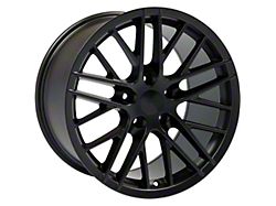 CV08B Satin Black Wheel; Front Only; 18x8.5; 56mm Offset (05-13 Corvette C6)