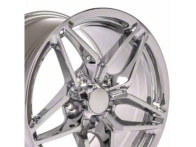 CV31 Chrome Wheel; Front Only; 17x9.5 (97-04 Corvette C5)