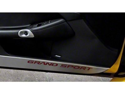 Door Guards with Grand Sport Inlay; Garnet Red (10-13 Corvette C6 Grand Sport)