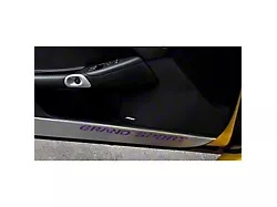 Door Guards with Grand Sport Inlay; Purple Carbon Fiber (10-13 Corvette C6 Grand Sport)