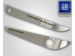 Door Guards with Grand Sport Inlay; Red Carbon Fiber (10-13 Corvette C6 Grand Sport)