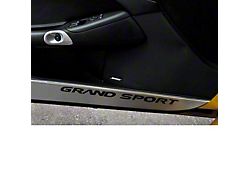 Door Guards with Grand Sport Inlay; Solid Black (10-13 Corvette C6 Grand Sport)