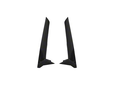 Door Handles; Carbon Fiber (23-25 Corvette C8 E-Ray, Z06)