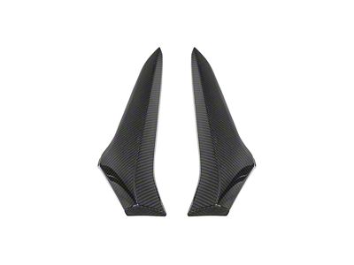 Door Scoops; Carbon Fiber (23-24 Corvette C8 E-Ray, Z06)