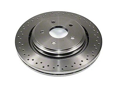 Drilled Brake Rotor; Rear (06-13 Corvette C6 Z06)